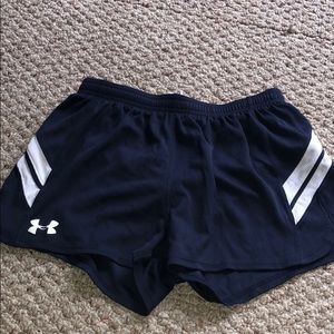 Navy under armor shorts